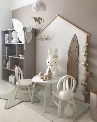 Adorable Kids Playroom Decor Very Neutral But Also Whimsical And Childish A Room Like This Is Sure Yatak Odasi Tasarimlari Bebek Mobilya Bebek Odasi Mobilya