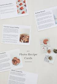 How to make recipe cards. Diy Photo Recipe Cards Almost Makes Perfect