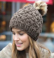 Die mütze wird doppelt gestrickt. Strickanleitung Pompon Mutze Vbs Hobby Bastelshop