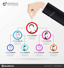 Infographic Design Template Creative Organization Chart Can