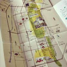 vita yang 台中 勤美誠品綠園道 綠圈圈手冊地圖插畫 map drawings design