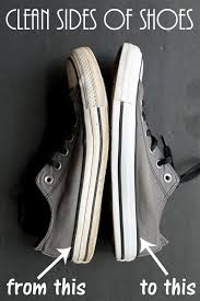 Best Way To Clean Shoes Shoe Cleaning Hack Country Chic Cottage Clean Shoes Cleaning Hacks Deep Cleaning Tips