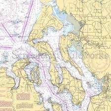 Washington Whidbey Island Greenbank Nautical Chart