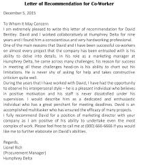 Letters of support are important not only to governments, business/organizations but also to students. Letter Of Recommendation For Co Worker 18 Sample Letters Examples