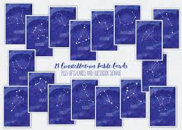 Constellation Star Themed Seating Chart Star Night Sky Wedding Signage Starry Night Whimsical Watercolor