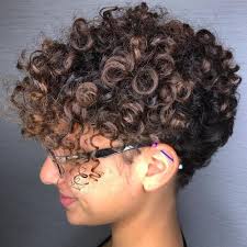 If you think curls are the curse most of celebrities, like audrey tautou, karlie kloss use their naturally curly hair with short cut and also pixie haircut. 30 Standout Curly And Wavy Pixie Cuts