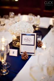 Table Idea Blue Wedding Centerpieces Navy Table Runner Navy Table