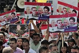 Image result for assad putin posters soviet