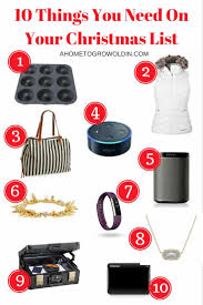An evening of christmas carols, or even taking a spin around one of the uk's best ice skating rinks? Gift Ideas 10 Things On My Christmas List