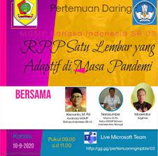 Buku siswa dan buku guru bahasa indonesia smp kurikulum 2013 kelas viii cetakan tahun 2017 udangan muker mgmp tahun 2016. Mgmp Bahasa Indonesia 03 Kupas Rencana Pembelajaran Adatif Di Masa Pandemi