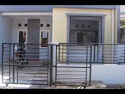 Model pagar tembok batu alam. 480 Gambar Pagar Tembok Rumah Minimalis Modern Gratis Terbaru Gambar Rumah