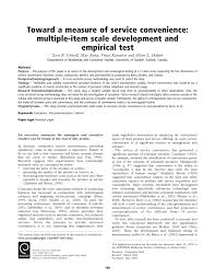 Biasa, normal, teratur, teratur, sering datang, tetap, verba beraturan, simetris, ukuran biasa…. Pdf Toward A Measure Of Service Convenience Multiple Item Scale Development And Empirical Test