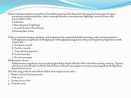 Ruang dalam suatu pergelaran seni lebih berhubungan dengan. Pergelaran Musik Pengertian Kegiatan Menampilkan Hasil Karya Musik Kepada Orang Lain Fungsi Pergelaran Media Aktualisasi Diri Dari Pencipta Karya Ppt Download