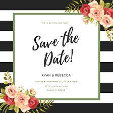 A wedding save the date serves multiple purposes. Make Your Own Save The Date Cards Canva Wedding Menu Cards Menu Card Template Calligraphy Save The Dates