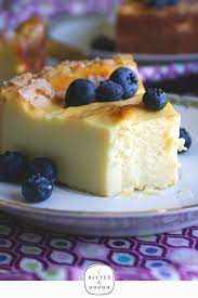 Crustless Custard Tart Recipe Custard Recipes Custard Desserts Tart Recipes
