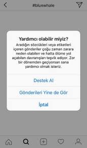 Instagram Dan Mavi Balina Oyunu Icin Buyuk Onlem Teknoloji Haberleri