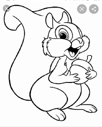 Printable coloring pages for kids. Pin By Linda Ros Sigurbjornsdottir On Tekeningen Squirrel Coloring Page Animal Coloring Pages Disney Coloring Pages
