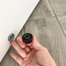 Under the roof decorating doree trusty door stop Installing A Magnetic Doorstop How To Keep Doors From Slamming Shut