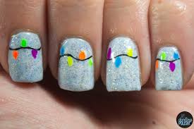 The superb winter nail art design is very creative and different in appearance. Christmas Icy Snowflakes Nail Art Design Stylish Craze