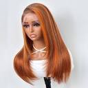 Honey Blonde Wig With Ginger Highlights Straight Hair Layered Cut ...