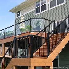 Glass deck railings for when looks matter. Elevated Deck Railing Ideas 2019 Deck Ideas Metal Deck Railing Glass Railing Deck Patio Railing