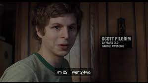 In the movie, Scott's age is changed to being 22 instead of being 23,  whilst Kim keeps her age at 23. It's probably nothing, but any thoughts as  to why there was