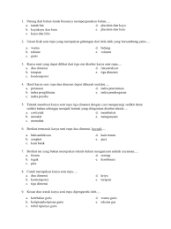 Motif ini berkembang sampai sekarang. Contoh Soal Beserta Jawaban Seni Budaya 3 Dimensi