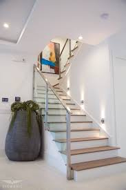 At jarrods we offer contemporary glass staircases that are coloured, etched, or cracked effect. Contemporary Home Glass Staircase Modern Staircase Railing Stairs Design Modern Glass Staircase