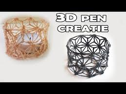 3d Printer Pen Creation Watch Me Make A Candle Holder Youtube 3d Pen Stencils 3d Drawing Pen 3d Printer Pen