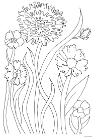 Here's a list of the best unique, easy and advanced coloring some of these coloring pages are advance and hard to color and some are easy and fun. Simple Flowers For Adult Relaxing Coloring Pages Printable