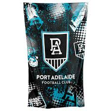 A frustrated port adelaide say their heritage is being tarnished by the afl's refusal to allow the and port chairman david koch says the issue will not go away despite the afl's disappointing ruling on. Licensed Afl Power Port Adelaide Cape Flag Banner Man Cave Snooker Pool Cue Room