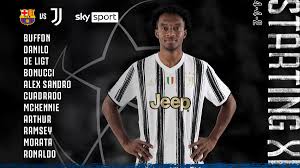 De sciglio, de ligt, rugani, alex sandro; Football Espana On Twitter The Lineups Are Out For Barcelona V Juventus Both Lionel Messi And Cristiano Ronaldo Start As Do Arthur And Miralem Pjanic Https T Co S2gtypy2x7