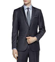 Ermenegildo Zegna Suit Cool Wool Button Zip 2 Buttons Dual Ba Blue 49133260xp Suits Zegna Zegna Suit