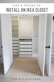 5 Tipps Zur Installation Des Ikea Pax Closet Systems Das Diy Playbook Closet Das Des Diy Ikea I Ikea Closet Organizer Ikea Pax Closet Ikea Closet System