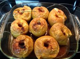 Resultado de imagen de manzanas asadas