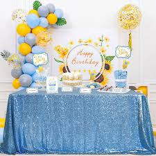 Amazon.com: QueenDream Sequin Tablecloth 60