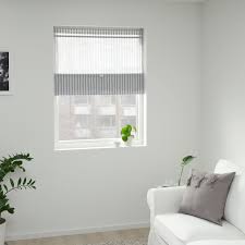 Ringblomma Roman Blind White Blue Find It Here Ikea Vorhange Wohnzimmer Faltrollo Faltgardinen