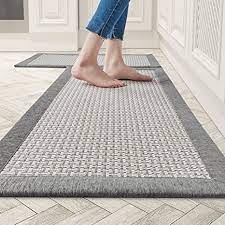 View our huge choice of kitchen rugs, runners and mats for sale online with free uk delivery. Amazon Com Kitchen Rugs And Mats Non Skid Washable Absorbent Rug For Kitchen Large Kitchen Floor Mats For In Front Of Sink 2 Pcs Set 20 X32 20 X48 Gray Kitchen Dining
