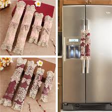 There are many advantages associated with covering your appliances. 1 Pair Refrigerator Microwave Oven Door Handle Covers Gloves Embroidered Lace Vintage Fridge Kitchen Appliance Handle Cover Door Knob Covers Aliexpress