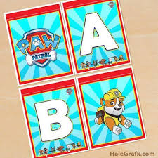 Be sure to look at our kindergarten literature units! Paw Patrol Printable Decorations Novocom Top