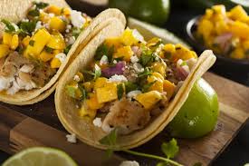 Here, instead of breaded and fried fish, keep it lean with tilapia or halibut and just a dab juicy mango fills out the taco and a topper of smoky slaw makes it a meal. 5 Creative Ways To Use Mangos This Summer Escoffier Online