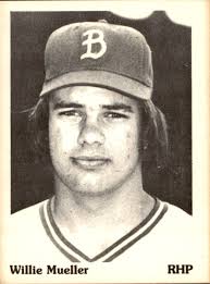 1975 Burlington Bees TCMA #18 Willie Mueller West Bend Wisconsin Baseball  Card