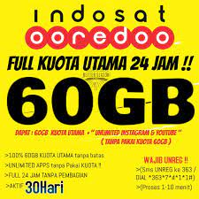 Anda bisa membeli nya melalui aplikasi bima tri dan juga dengan menggunakan kode dial telepon. Kuota Indosat 60gb Unlimited Jumbo Full 24 Jam Kuota Utama 60gb 50gb 25gb Paket Data Indosat 30hari Shopee Indonesia