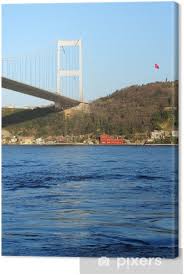 D ie brücke über die meerenge zwischen. Leinwandbild Asian Turm Der Bosporus Brucke In Istanbul Ataturk Pixers Wir Leben Um Zu Verandern