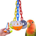 Amazon.com : Bonka Bird Toys 1467 Ball Clanger Plastic Colorful ...