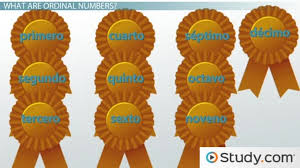 8229 days of the week. Ordinal Numbers In Spanish Video Lesson Transcript Study Com