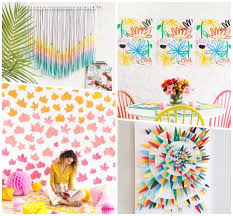 Wall art is such a wide term, and it can really mean anything from a string of bunting to an extravagant canvas. Diy Canvas Art Colourful Wall Art Ideas Macrame Paper Leaves Abstract In 2020 Diy Wall Decor Cute Wall Decor Easy Diy Decor