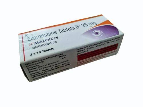 X-Malon 25mg Exemestane Tablets at ₹ 239/box | Pune | ID: 2855008865062