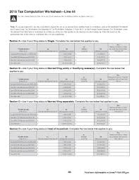 Irs 1040 Tax Table Form Pdffiller