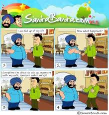 Santa Banta Jokes We are all human beans. ( funny santabanta jokes in english ) 10. santa banta jokes